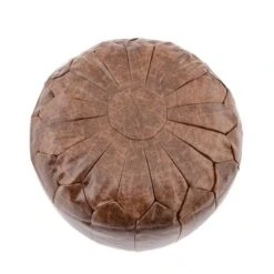 Moroccan Stitched Pouffe 13 Moroccan Stitched Pouffe -Home Luxe Studio 1000007167 alt05
