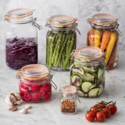 Kilner 0.5 Litre Round Clip Top Jar -Home Luxe Studio 1000010201 alt03