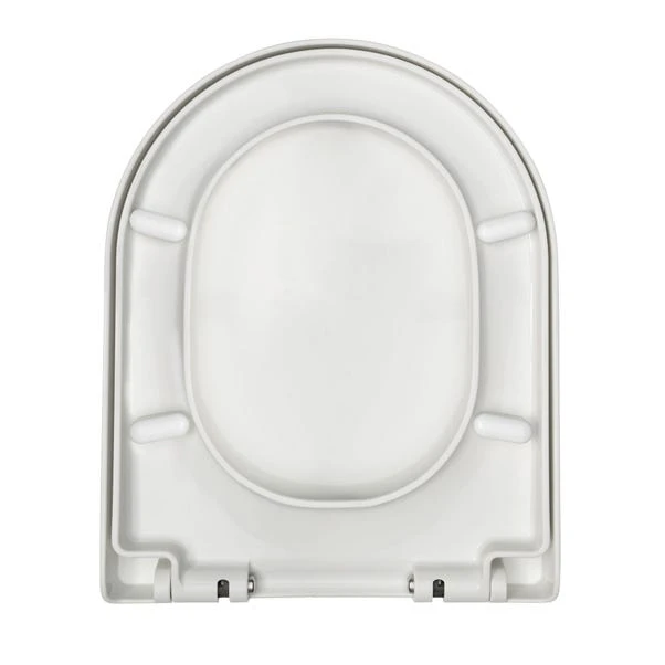 Thermoplast White Soft Close D Shape Toilet Seat 7 Thermoplast White Soft Close D Shape Toilet Seat - Image 5