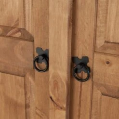 Corona Triple Wardrobe, Pine 15 Corona Triple Wardrobe, Pine -Home Luxe Studio 1000097613 alt02