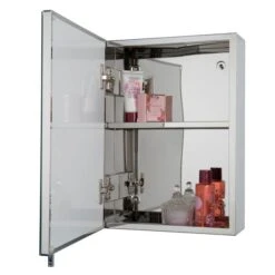 Avon Stainless Steel Single Door Cabinet 15 Avon Stainless Steel Single Door Cabinet -Home Luxe Studio 1000098023 alt01