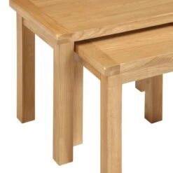 Sherbourne Nest Of Tables, Oak -Home Luxe Studio 1000106957 alt02