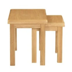 Sherbourne Nest Of Tables, Oak -Home Luxe Studio 1000106957 alt04