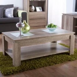 Canyon Coffee Table, Oak 11 Canyon Coffee Table, Oak -Home Luxe Studio 1000110359 alt02