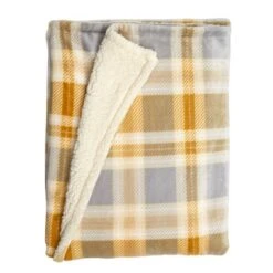 Check Sherpa Throw, 130cm X 180cm -Home Luxe Studio 1000117650 alt02