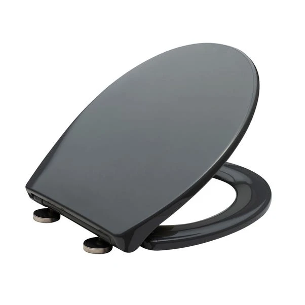 Thermoplast Grey Soft Close Toilet Seat 4 Thermoplast Grey Soft Close Toilet Seat - Image 2