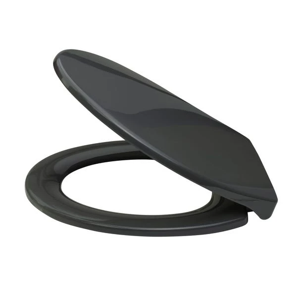 Thermoplast Grey Soft Close Toilet Seat 6 Thermoplast Grey Soft Close Toilet Seat - Image 4