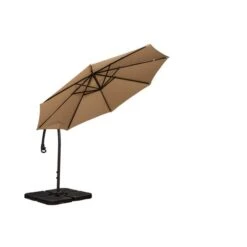 3m Royal Craft Deluxe Pedal Operated Rotational Cantilever Parasol With Cross Stand 30 3m Royal Craft Deluxe Pedal Operated Rotational Cantilever Parasol With Cross Stand -Home Luxe Studio 1000147609 alt03