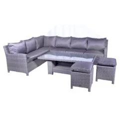 Paris 7 Seater Corner Adjustable Dining Set 6 Paris 7 Seater Corner Adjustable Dining Set -Home Luxe Studio 1000147630 alt01