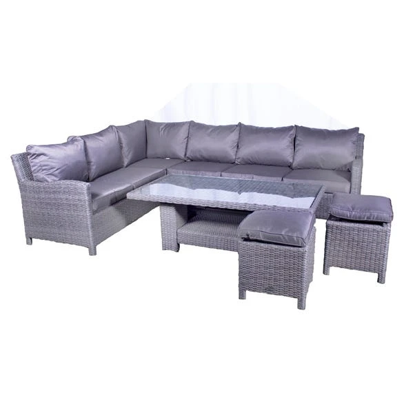 Paris 7 Seater Corner Adjustable Dining Set 4 Paris 7 Seater Corner Adjustable Dining Set - Image 2