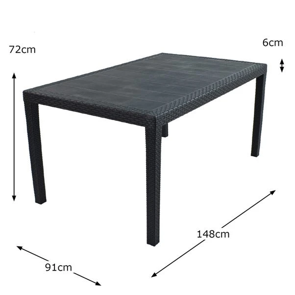 Trabella Salerno 6 Seater Dining Set With Sicily Chairs 7 Trabella Salerno 6 Seater Dining Set With Sicily Chairs - Image 5