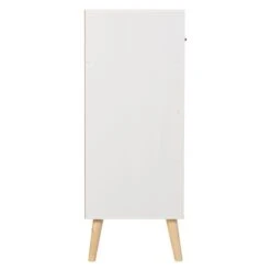 Nordic 5 Drawer Chest, White & Pine 13 Nordic 5 Drawer Chest, White & Pine -Home Luxe Studio 1000156228 alt04