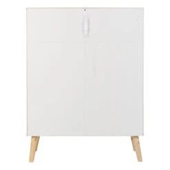 Nordic 5 Drawer Chest, White & Pine 14 Nordic 5 Drawer Chest, White & Pine -Home Luxe Studio 1000156228 alt05