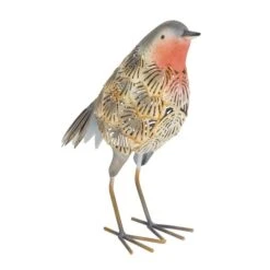 Metal Robin Indoor Outdoor Ornament 7 Metal Robin Indoor Outdoor Ornament -Home Luxe Studio 1000159544 alt02