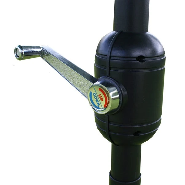 2m Grey Crank Parasol 5 2m Grey Crank Parasol - Image 3