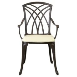 Oval 6 Seater Black And Bronze Dining Set -Home Luxe Studio 1000162668 alt02