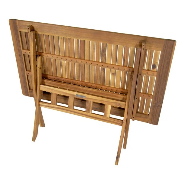 Acacia 4 Seater Rectangular Dining Set 6 Acacia 4 Seater Rectangular Dining Set - Image 4