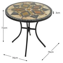 Dallas 76cm Bistro Table -Home Luxe Studio 1000162726 alt09