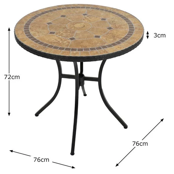 Riverside 76cm Bistro Table 8 Riverside 76cm Bistro Table - Image 6