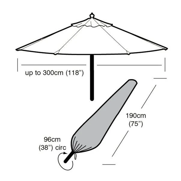 Garland Large Parasol Cover 4 Garland Large Parasol Cover - Image 2