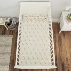 Safari Natural 100% Cotton Pack Of 2 Fitted Sheets 7 Safari Natural 100% Cotton Pack Of 2 Fitted Sheets -Home Luxe Studio 1000167433 alt02