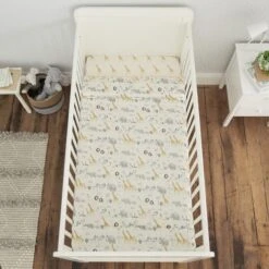 Safari Natural 100% Cotton Pack Of 2 Fitted Sheets 8 Safari Natural 100% Cotton Pack Of 2 Fitted Sheets -Home Luxe Studio 1000167433 alt03