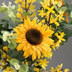Florals Forever Artificial Ella Yellow Sunflower Luxury Bouquet 9 Florals Forever Artificial Ella Yellow Sunflower Luxury Bouquet -Home Luxe Studio 1000168559 alt03