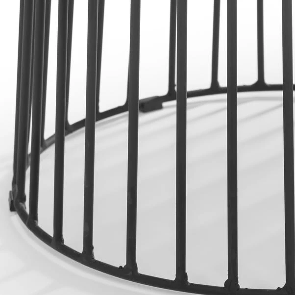 Broadway Round Lamp Table, White Marble Effect 6 Broadway Round Lamp Table, White Marble Effect - Image 4