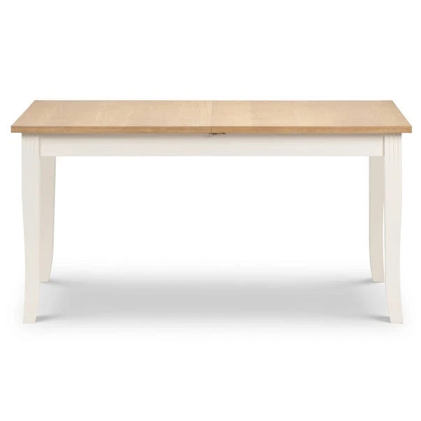 Davenport 4-6 Seater Rectangular Extendable Dining Table, Off White 4 Davenport 4-6 Seater Rectangular Extendable Dining Table, Off White - Image 2