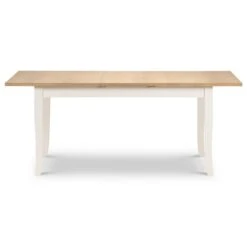 Davenport 4-6 Seater Rectangular Extendable Dining Table, Off White 9 Davenport 4-6 Seater Rectangular Extendable Dining Table, Off White -Home Luxe Studio 1000169314 alt02