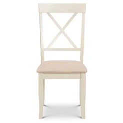 Davenport 4-6 Seater Rectangular Extendable Dining Table With 6 Chairs, Off White 14 Davenport 4-6 Seater Rectangular Extendable Dining Table With 6 Chairs, Off White -Home Luxe Studio 1000169315 alt03