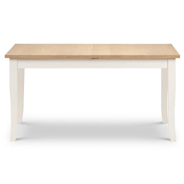 Davenport 4-6 Seater Rectangular Extendable Dining Table With 6 Chairs, Off White 8 Davenport 4-6 Seater Rectangular Extendable Dining Table With 6 Chairs, Off White - Image 6