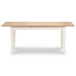 Davenport 4-6 Seater Rectangular Extendable Dining Table With 6 Chairs, Off White 17 Davenport 4-6 Seater Rectangular Extendable Dining Table With 6 Chairs, Off White -Home Luxe Studio 1000169315 alt06