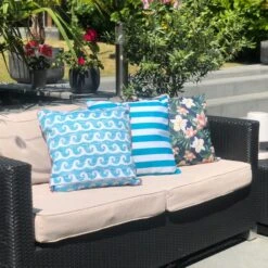 Coast Blue Water Resistant Outdoor Cushion 11 Coast Blue Water Resistant Outdoor Cushion -Home Luxe Studio 1000169711 alt03