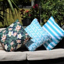 Coast Blue Water Resistant Outdoor Cushion 12 Coast Blue Water Resistant Outdoor Cushion -Home Luxe Studio 1000169711 alt04