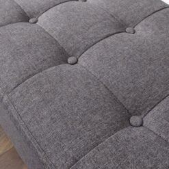 Verona Fabric Window Seat, Charcoal -Home Luxe Studio 1000170185 alt06