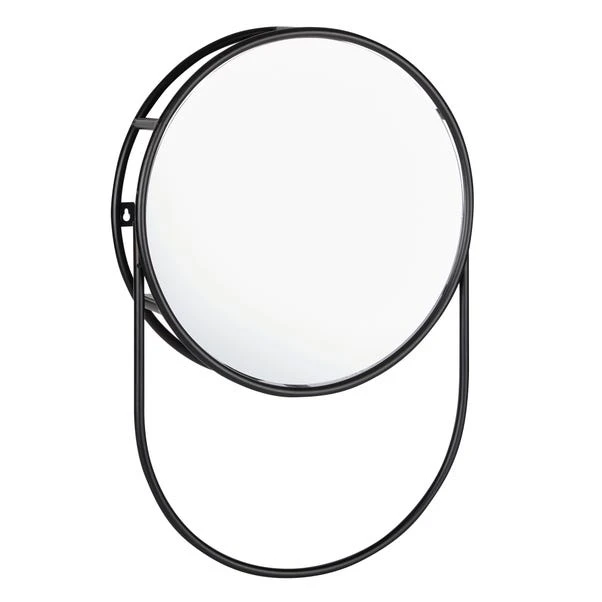 Elements Matte Black Wall Mirror With Storage 6 Elements Matte Black Wall Mirror With Storage - Image 4
