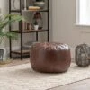 Moroccan Stitched Pouffe -Home Luxe Studio 30065176