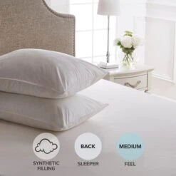 Dorma Pack Of 2 Full Forever Back Sleeper Pillows