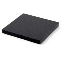 Set Of 4 Black Granite Coasters