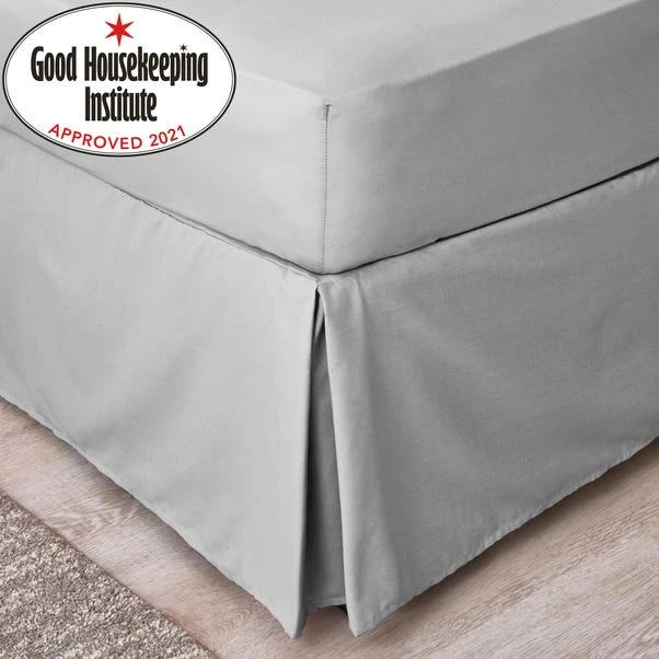 Non Iron Plain Dye Slate Grey Valance 7 Non Iron Plain Dye Slate Grey Valance - Image 5