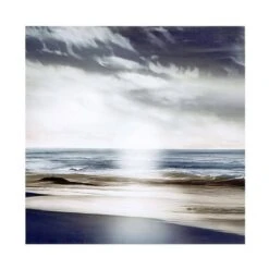 Grey Simplicity Waves Canvas -Home Luxe Studio 30179072 alt02
