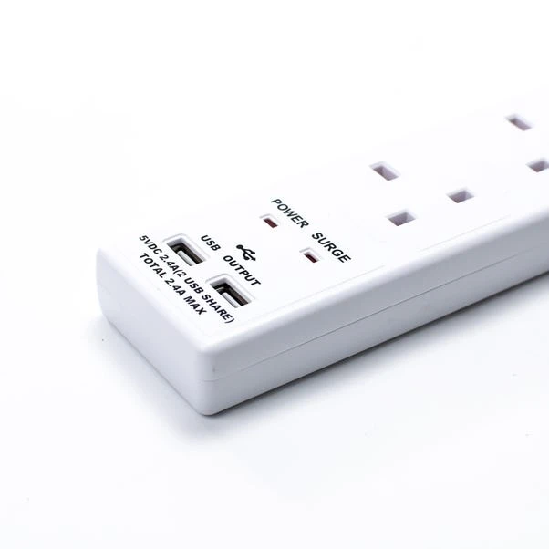 Status 4 Way 2M Extension Leads With 2USB Ports 3 Status 4 Way 2M Extension Leads With 2USB Ports - Image 2