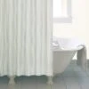 Natural Skinny Stripe Shower Curtain -Home Luxe Studio 30240255