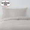 Non Iron Plain Dye Silver Body Pillowcase 1 Non Iron Plain Dye Silver Body Pillowcase -Home Luxe Studio 30241331