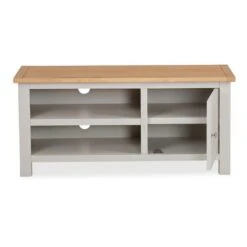 Bromley TV Unit, Oak For TVs Up To 44" -Home Luxe Studio 30270334 alt04