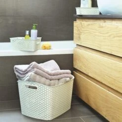 Curver Plastic Storage Basket -Home Luxe Studio 30271760 alt02