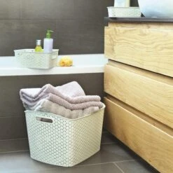 Curver Plastic Storage Basket -Home Luxe Studio 30271760 alt07