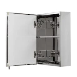Avon Stainless Steel Single Door Cabinet 14 Avon Stainless Steel Single Door Cabinet -Home Luxe Studio 30300613 alt04