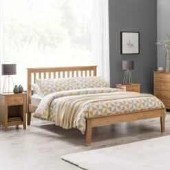 Salerno Wooden Bed Frame -Home Luxe Studio 30303227